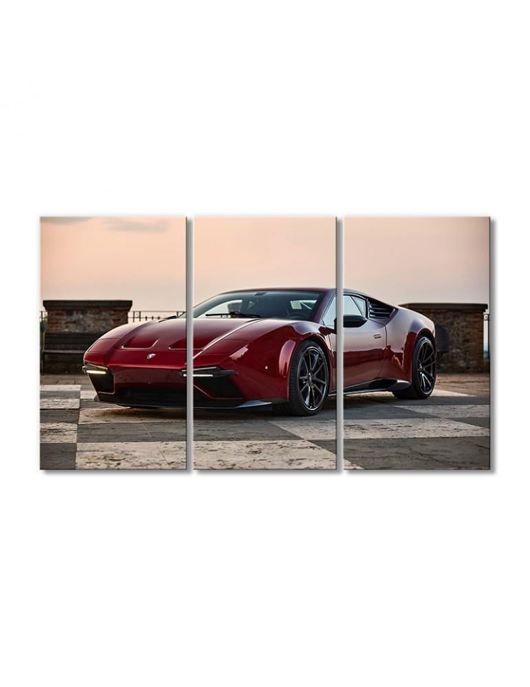 Картина модульная Пантера дизайна Арес Прожетто Уно 3 модуля 50x75 см