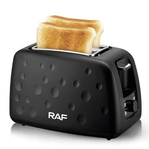 Тостер електричний RAF R.502 з 7 регульованими рівнями піджарювання знімним піддоном для крихт 930 Вт (13347741)