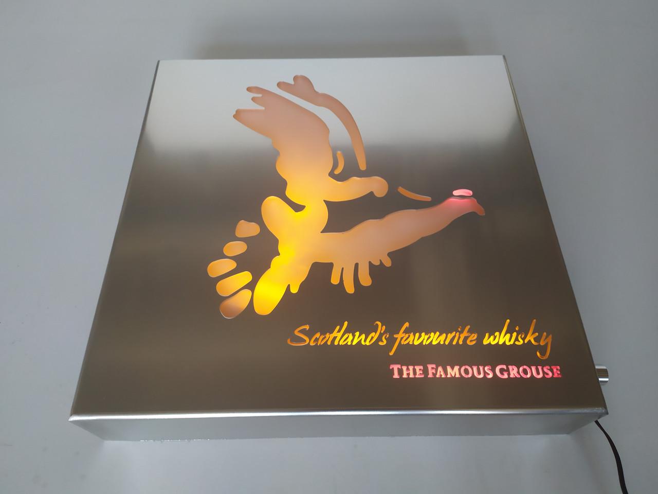 Вывеска с подсветкой "Scotland favourte whisky The Famous Grouse" (DI-1043871044) - фото 3