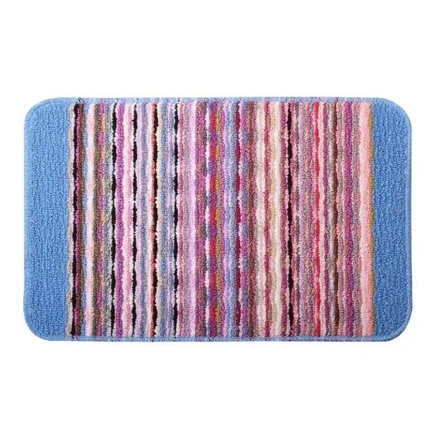Килимок для ваної кімнати Besser KM-36520 протиковзкий з поліпропілену 50х75 см Синій (150-84-36520.5)