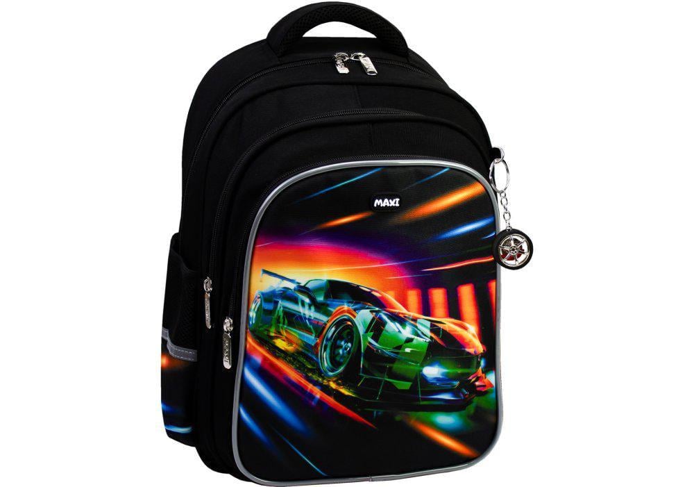 Рюкзак школьный Maxi 38x27x13 см 13 л Черный (MX85163)