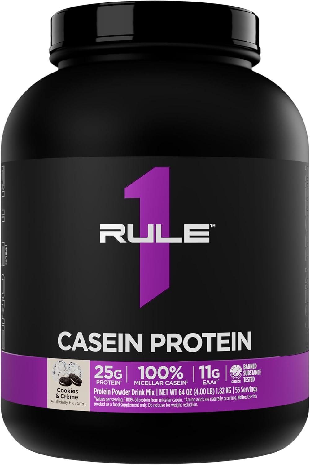 Протеин Rule 1 Casein Cookies & Creme 1800 г Протеин Rule 1 Casein Cookies & Creme 1800 г