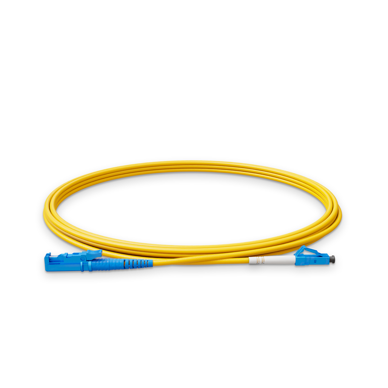 Патч-корд оптический NanoConnect E2000/UPC-LC/UPC LSZH Singlemode G.657.А2 SM Flex Simplex 2 мм 5 м Желтый (2394793553)