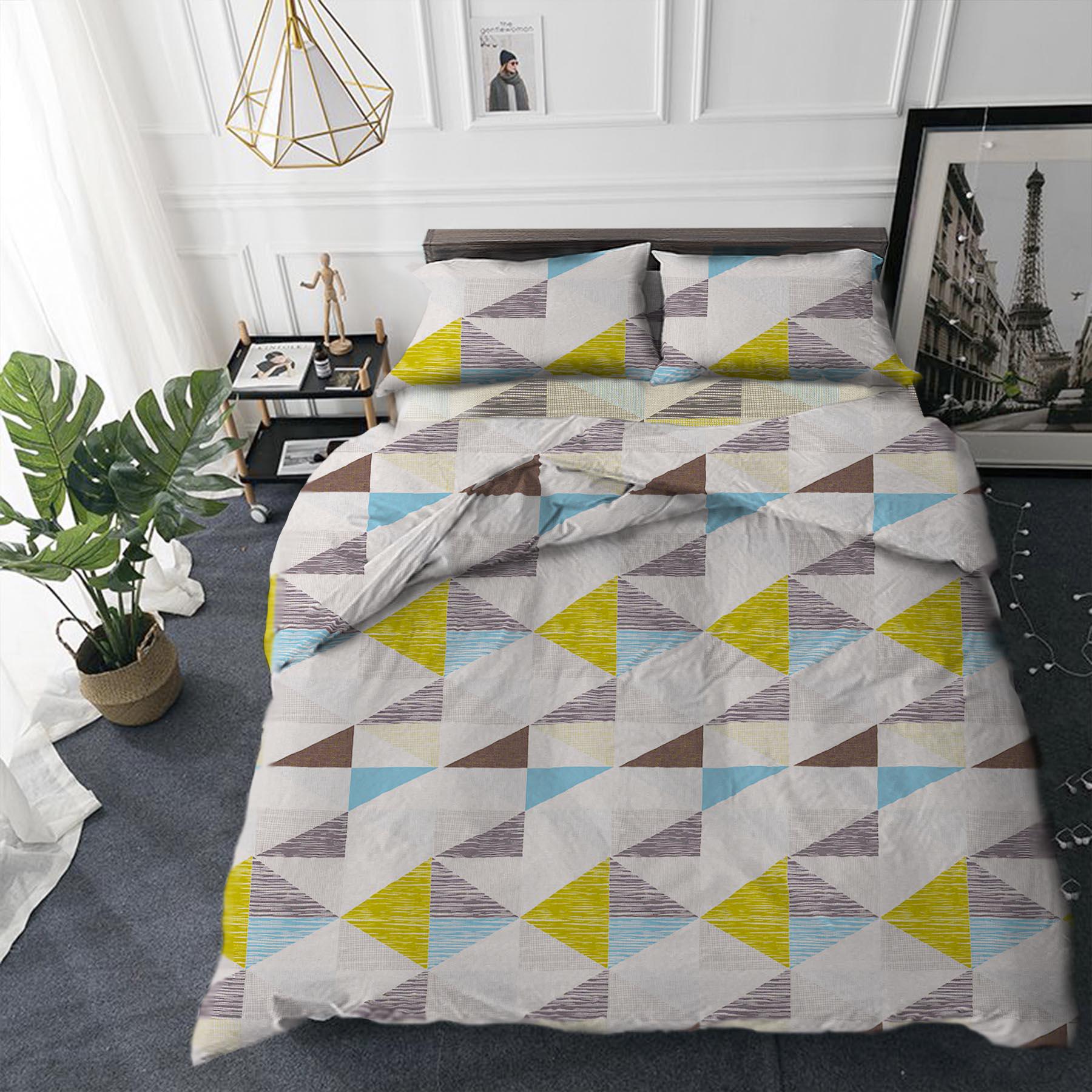 Комплект постельного белья Zastelli 5410 Шартрез бязь семейный 2х145х210 Белый