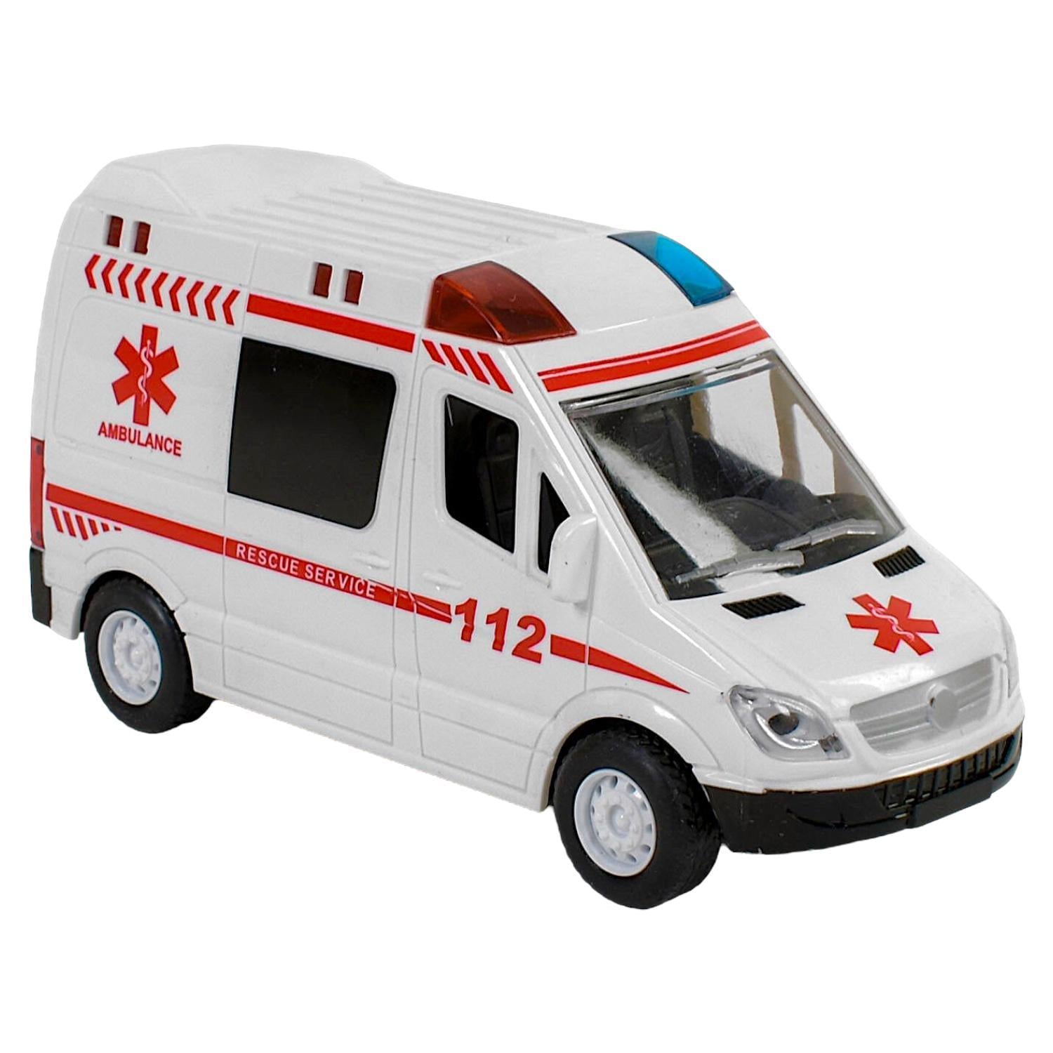 Машинка QS 3004-1 Скорая помощь (113618) Машинка QS 3004-1 Скорая помощь (113618)