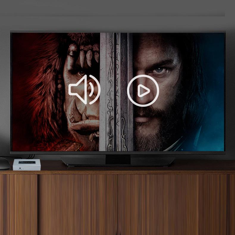 Конвертер сигналу AV в HDMI HD Dtech DT-7005A Сірий (1480450388) - фото 5