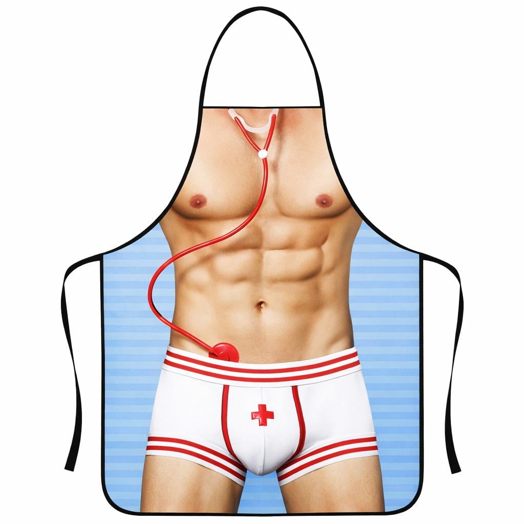 Фартух для чоловіка Лікар 75х60 см Різнокольоровий (50116)