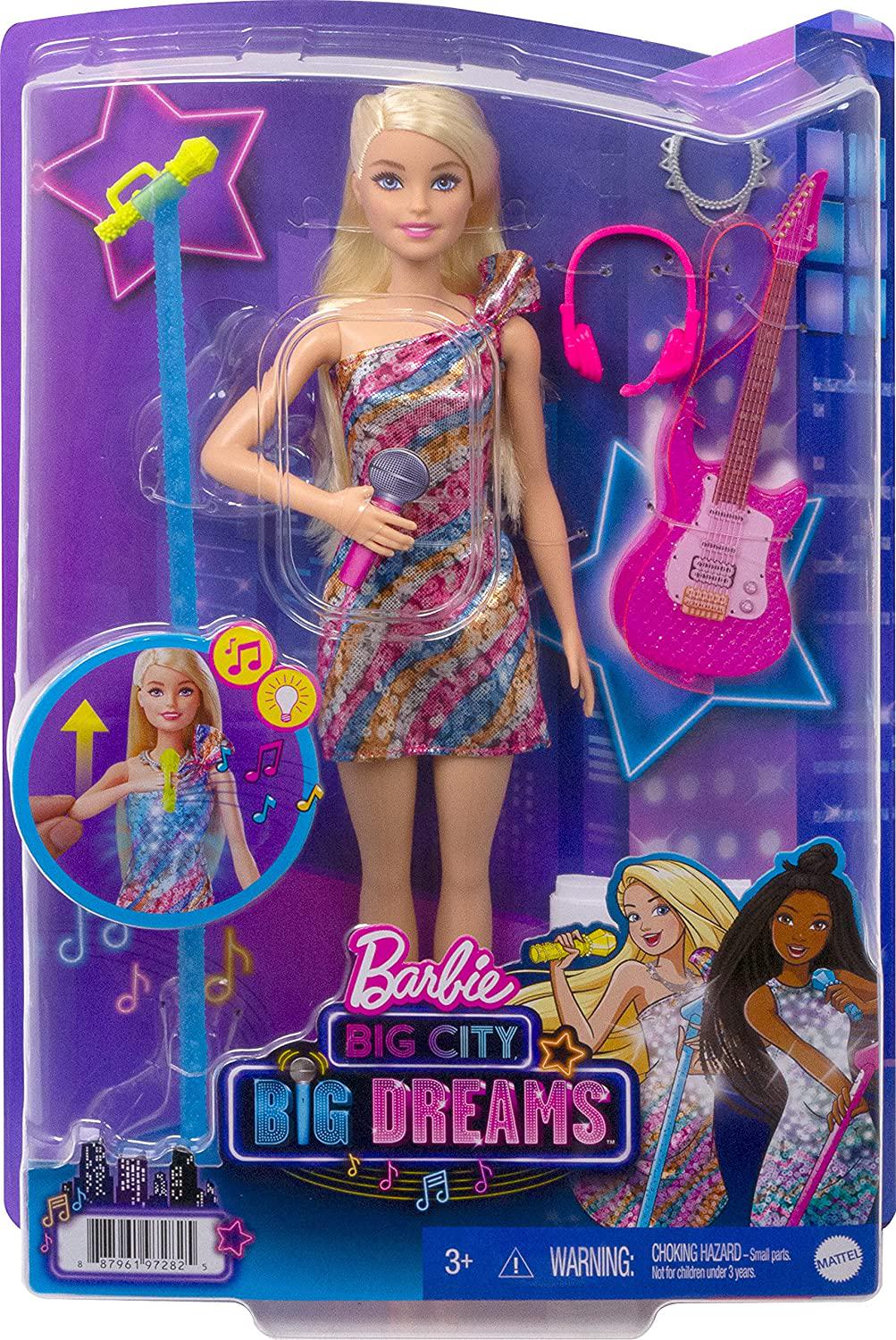 Кукла музыкальная  Barbie Ритмы Малибу Barbie Big City Big Dreams Singing Barbie Malibu (GYJ21) - фото 5