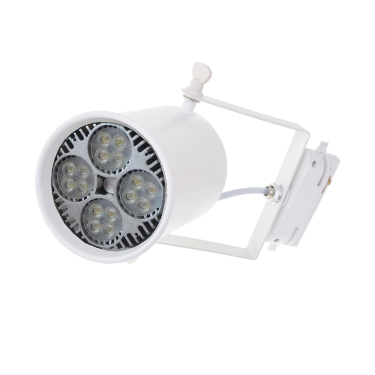 Светильник трековый поворотный Brille KW-27 E27 WH (48-116)