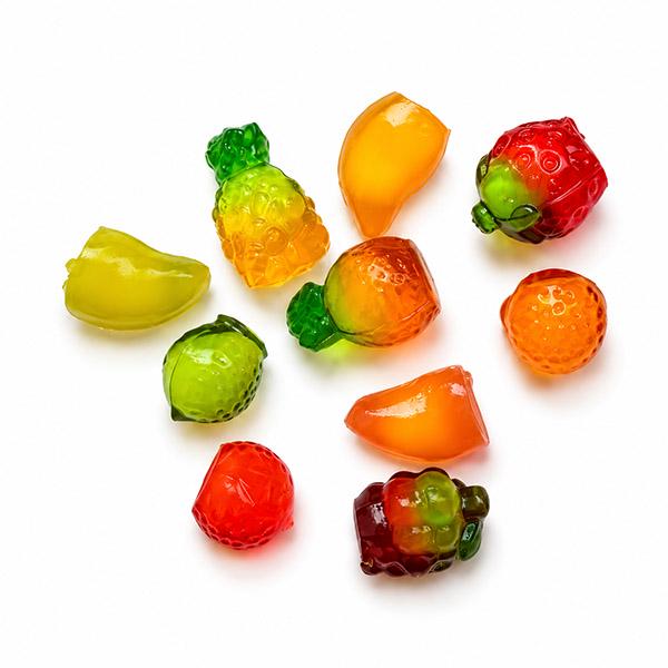 Цукерки желейні Jelly Candies 4D Асорті з начинкою 1 кг (32521402)