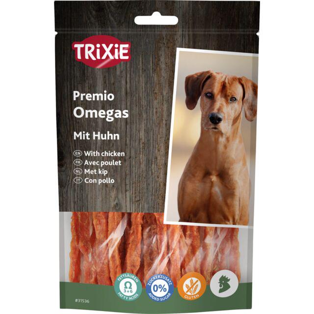 Лакомства для собак Trixie Omega Stripes со вкусом курицы 100 г