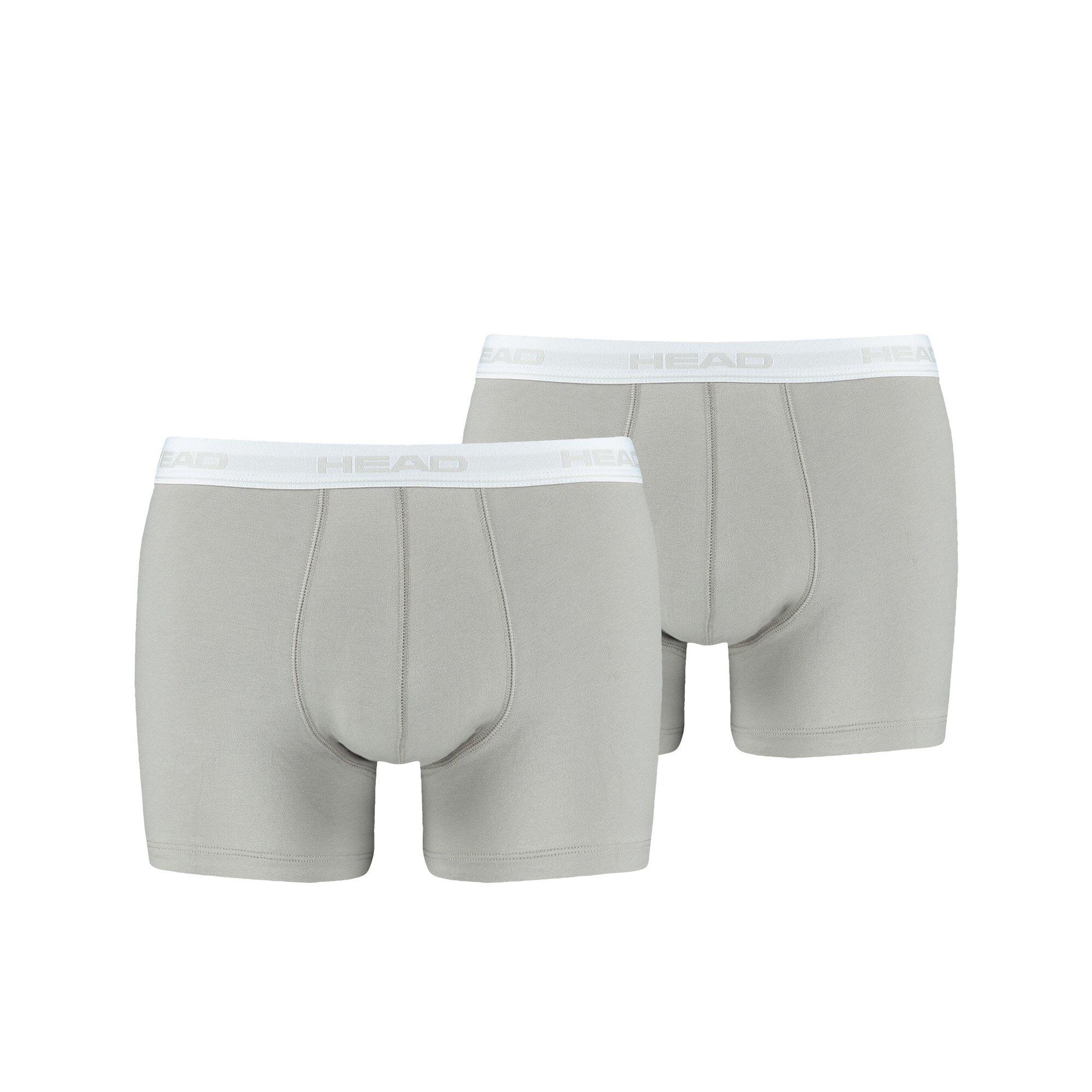 Труси-боксери Head Basic Boxer 2шт. S ligth Gray (841001001-400) - фото 1