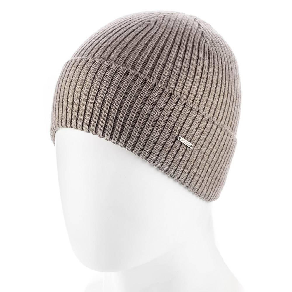 Шапка мужская Actrics MH04 из хлопка одинарная с отворотом Корица - фото 1 Шапка мужская Actrics MH04 из хлопка одинарная с отворотом Корица - фото 1