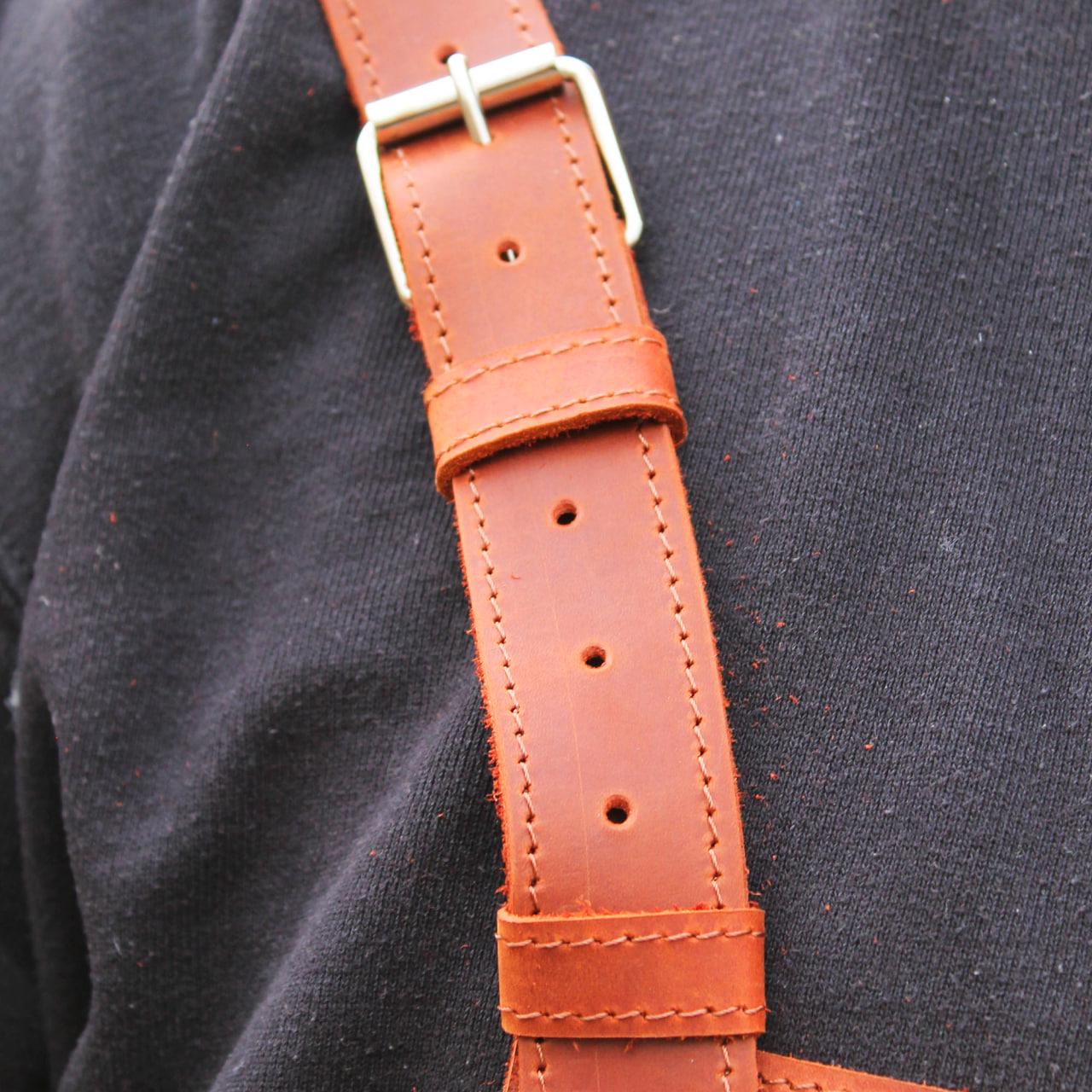 Фартук для гриля из натуральной кожи с гравировкой 2 мм (SP00403) - фото 5 Фартук для гриля из натуральной кожи с гравировкой 2 мм (SP00403) - фото 5