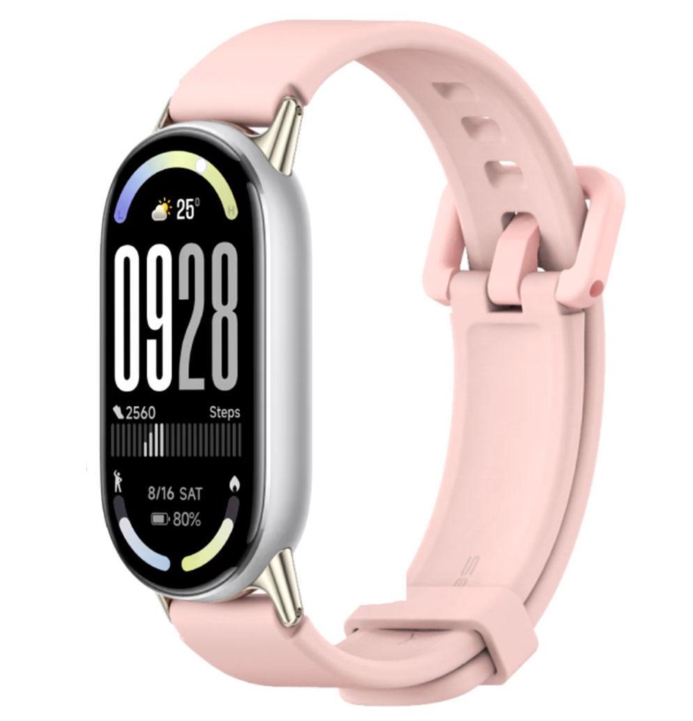 Ремінець Mijobs для фітнес браслета Xiaomi Smart Band 10 Pink (2726250764) - фото 2 Ремінець Mijobs для фітнес браслета Xiaomi Smart Band 10 Pink (2726250764) - фото 2