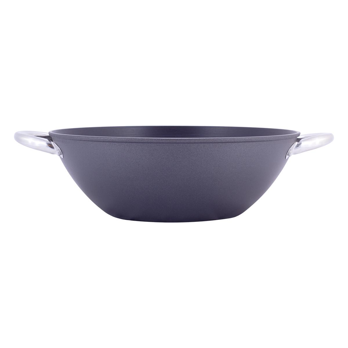 Котел чугунный для плова Kamille Wok KM-4807MR с антипригарным покрытием для индукции и газа 4,5 л (29-84-4807MR) - фото 4