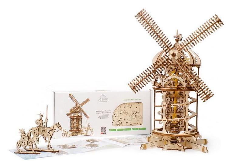 Пазл механический 3D UGEARS Башня-Мельница (2214) - фото 4