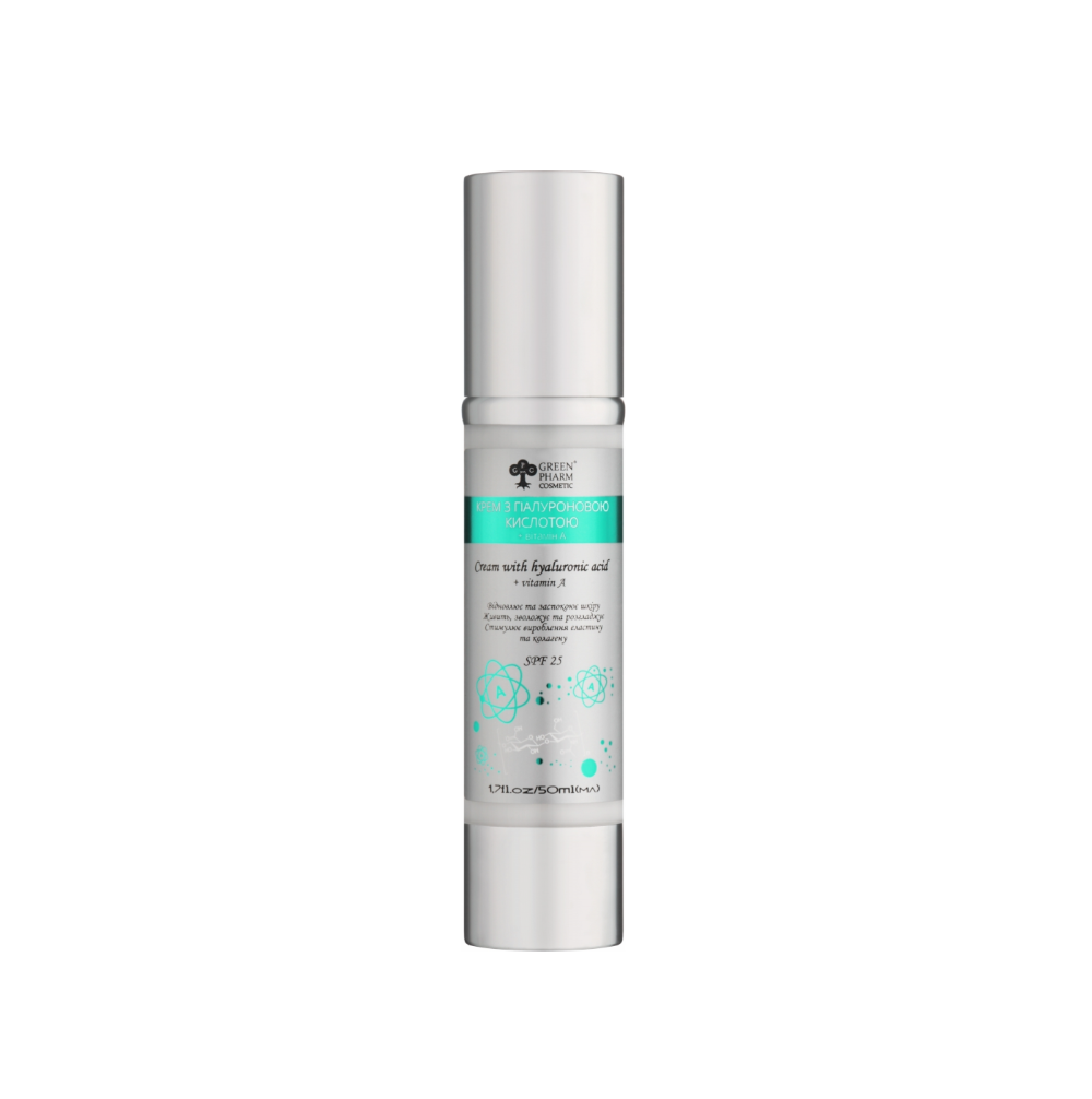Крем для обличчя Green Pharm Cosmetic Cream With Hyaluronic Acid & Vitamin A SPF25 50 мл