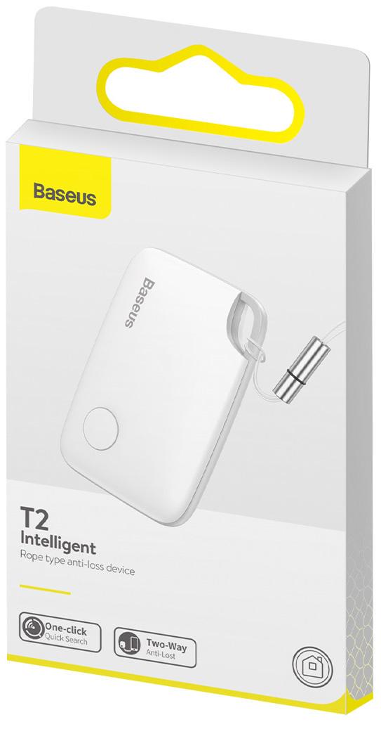 Поисковый брелок BASEUS T2 Ropetype Anti-Loss Device White - фото 4