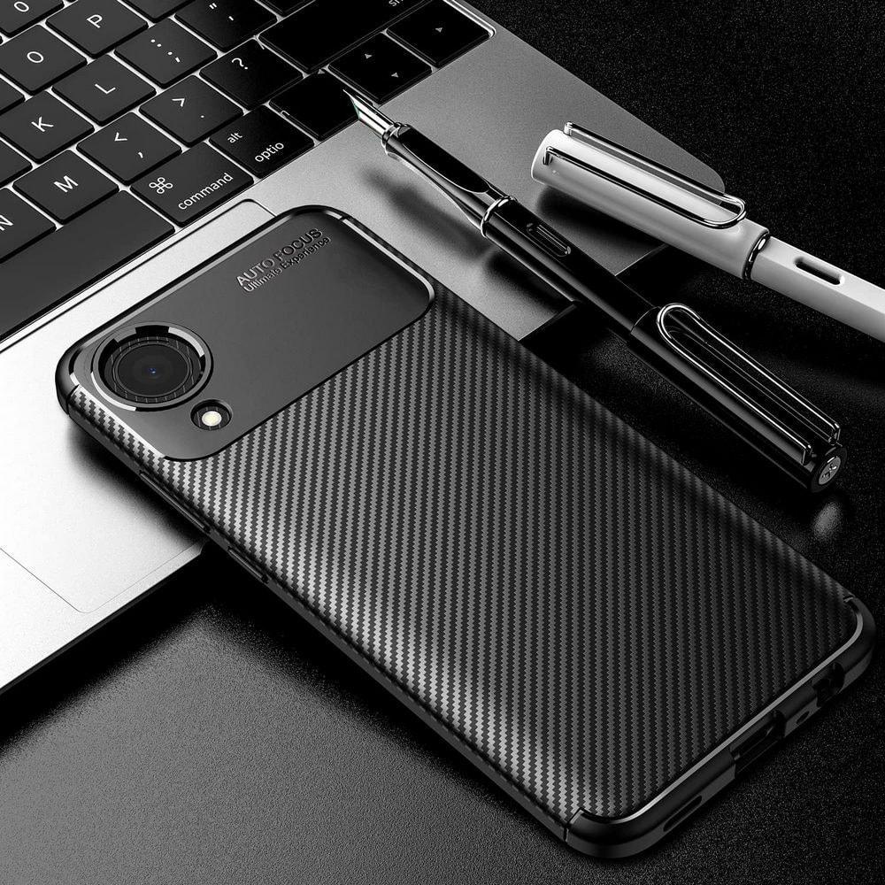 Чохол накладка Autofocus Carbon Samsung Galaxy A03 Core A032 Black (29549-2B) Чохол накладка Autofocus Carbon Samsung Galaxy A03 Core A032 Black (29549-2B)