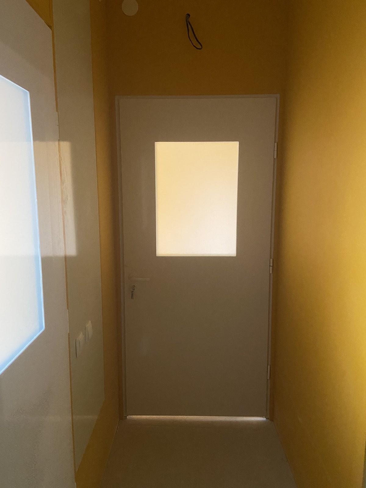 Двері в пральню ПРЛ-02 скло матове Білий (5810) - фото 3