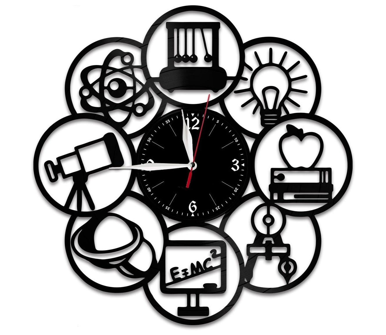 Часы настенные Физика 2132 из виниловой пластинки