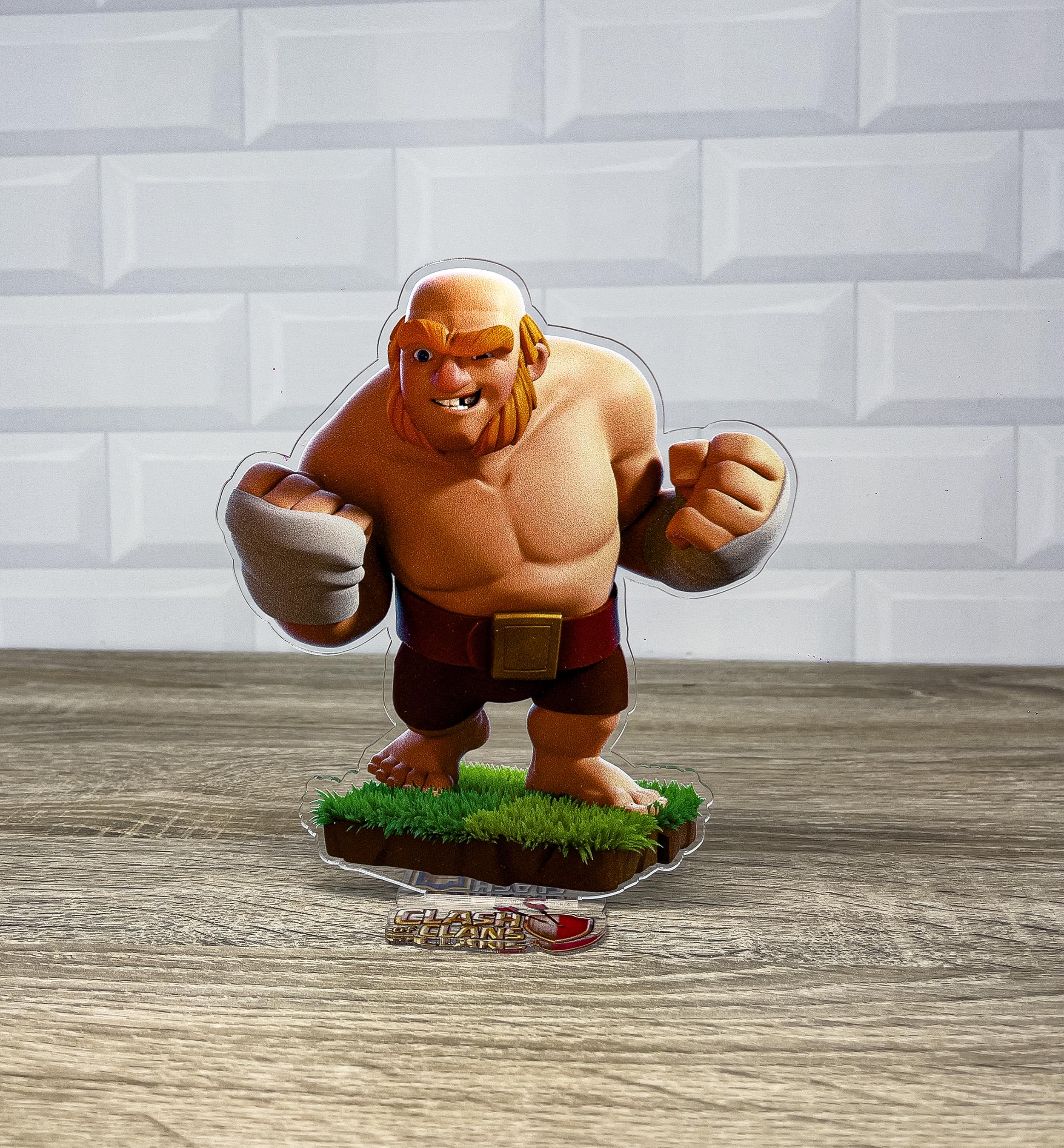 Фігурка акрилова колекційна WorkPlaceShop Персонаж-Clash of Clans Clash Royale Гігант-1 17 см