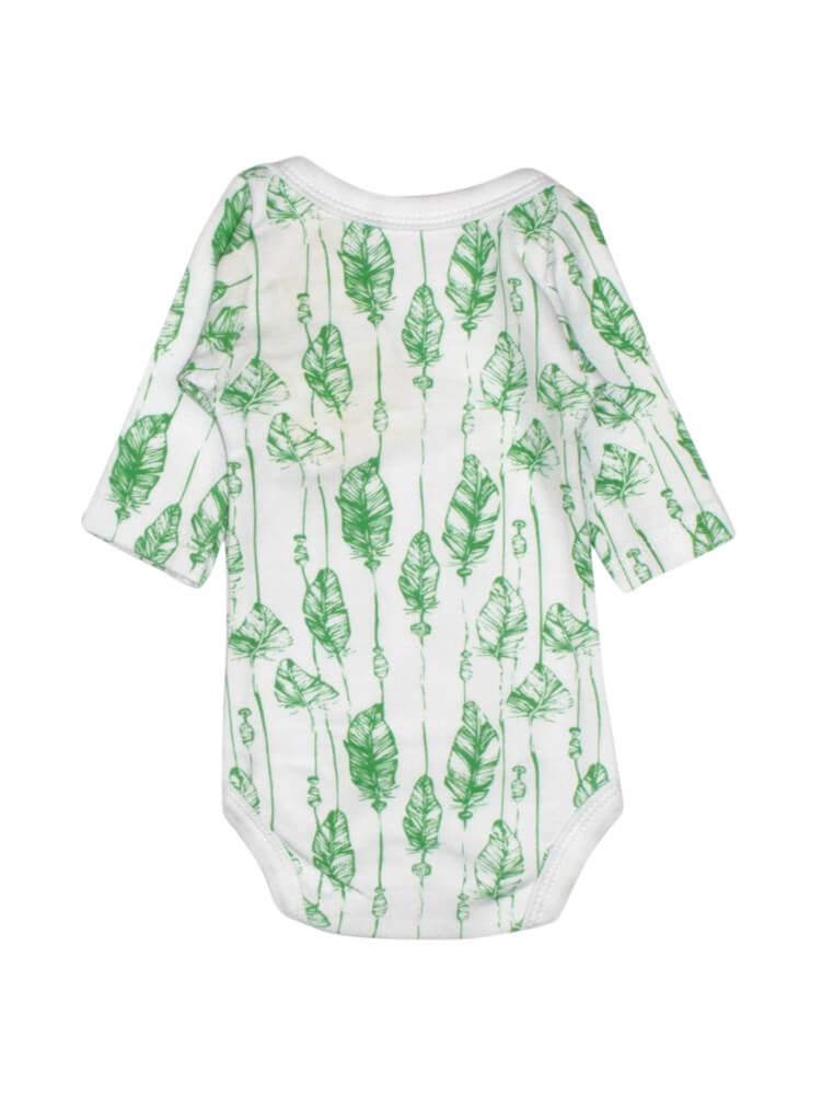 Боди детский Перья 62 см Белый (1621-62) - фото 2 Боди детский Перья 62 см Белый (1621-62) - фото 2