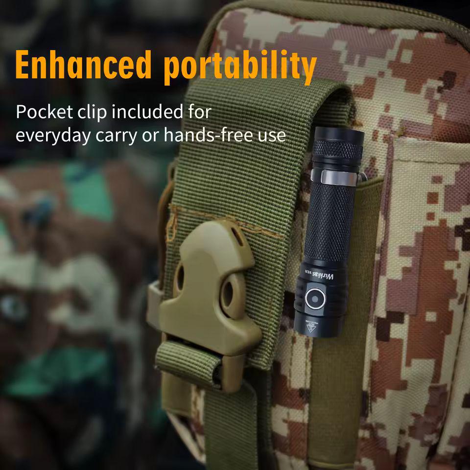 Фонарь ручной Wurkkos WK03 с аккумулятором (2230411543) - фото 3 Фонарь ручной Wurkkos WK03 с аккумулятором (2230411543) - фото 3