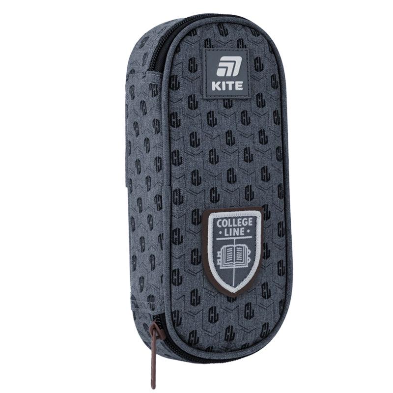 Пенал KITE College Line Boy для мальчика Серый (K25-599-6)