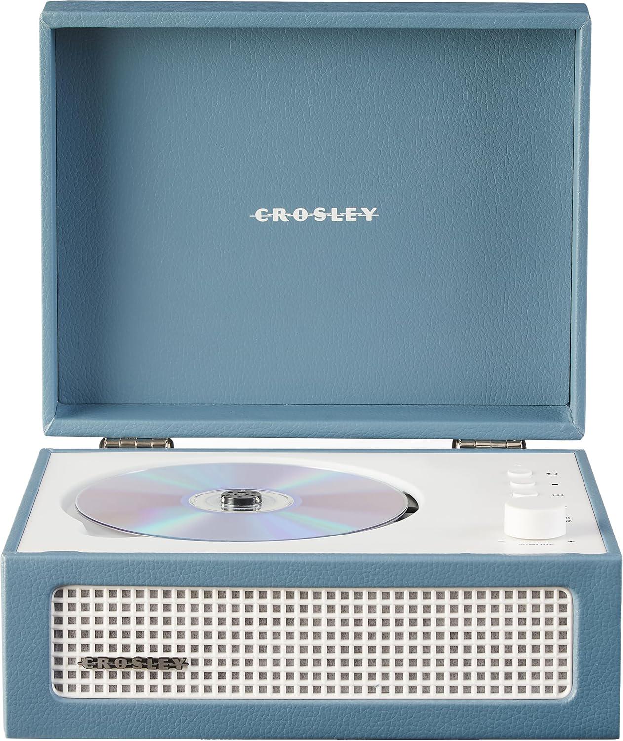 CD-проигрыватель Crosley Voyager с FM-радио/Bluetooth Синий (38311397) CD-проигрыватель Crosley Voyager с FM-радио/Bluetooth Синий (38311397)
