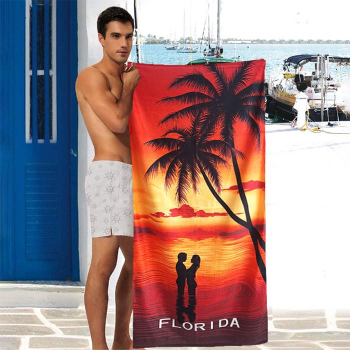 Пляжные полотенца Shamrock Красный (5860)