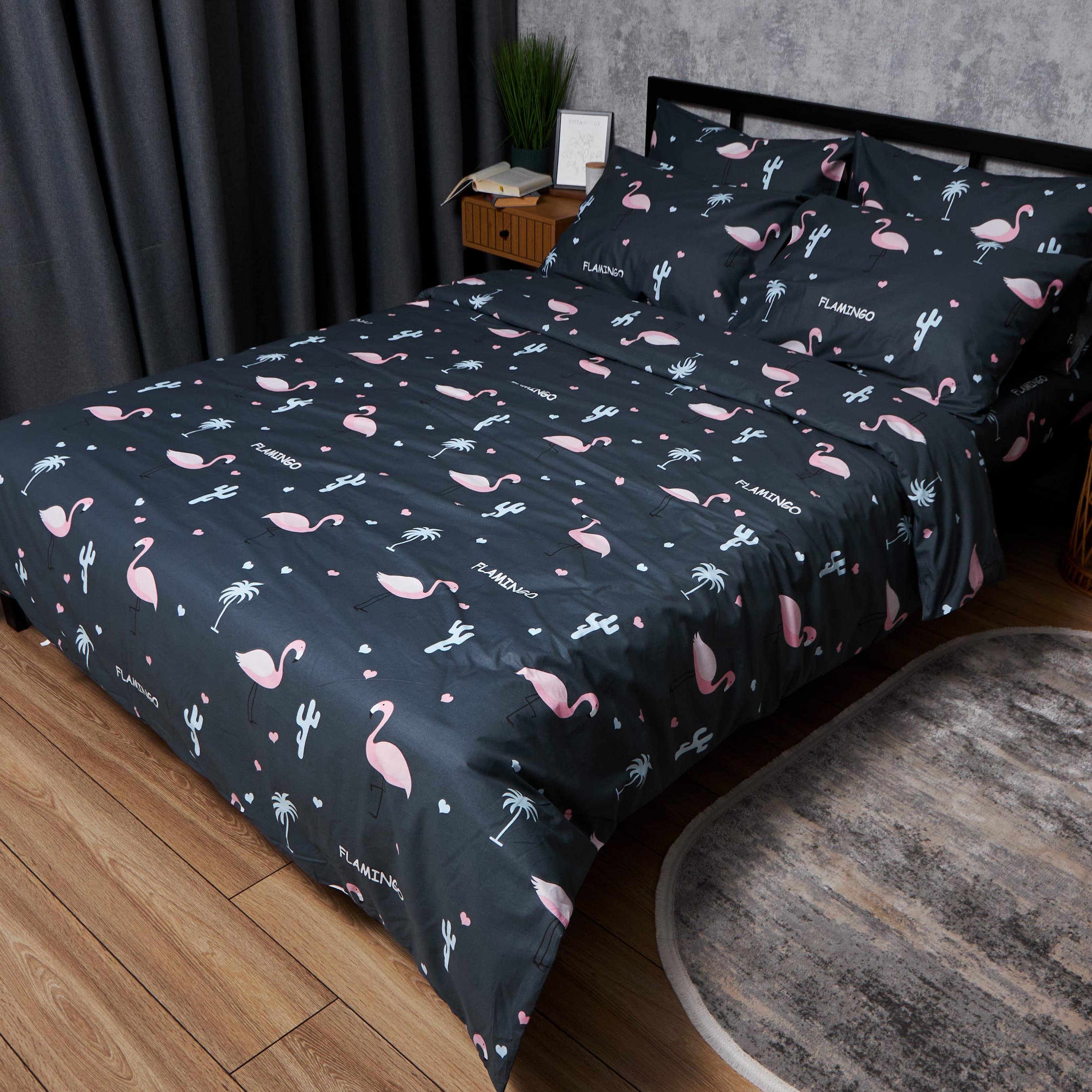 Пододеяльник Moon&Star Satin Elite Flamingo King Size 220x240 см (MS-870000934)