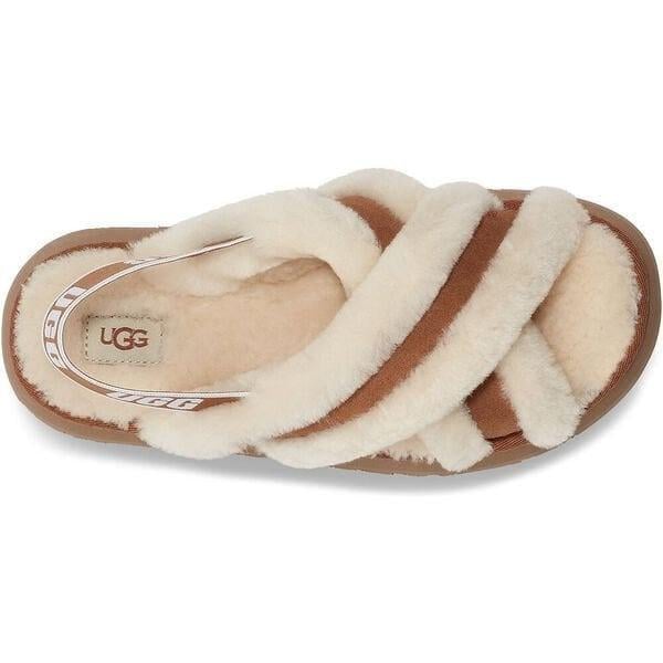 Угги женские UGG Disco Cross Slides р. 36 Chestnut (1121550) - фото 5 Угги женские UGG Disco Cross Slides р. 36 Chestnut (1121550) - фото 5