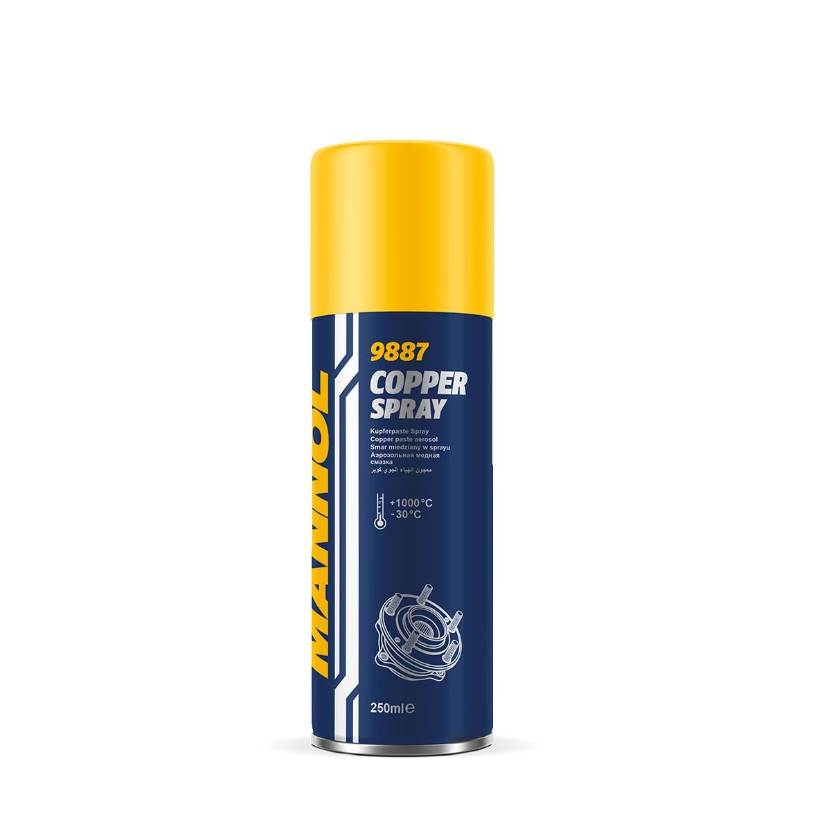Спрей-смазка Mannol COPPER SPRAY 0,25 мл (9887)