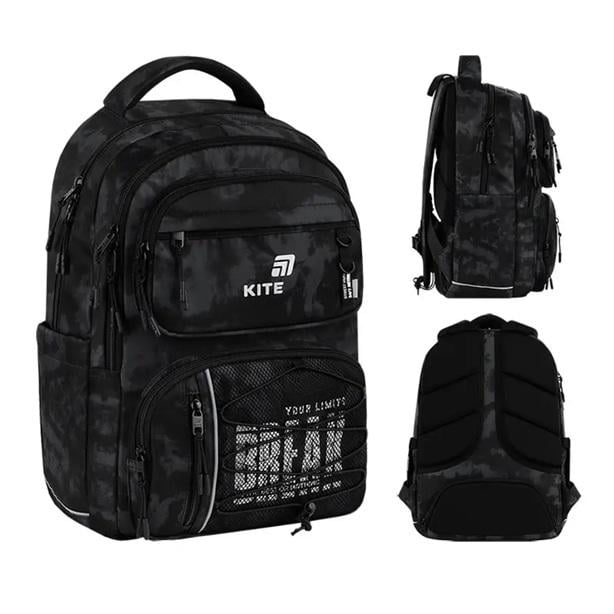 Школьный рюкзак KITE Education teens K26-2594M-3 Break Limits анатомическая спинка (996180)