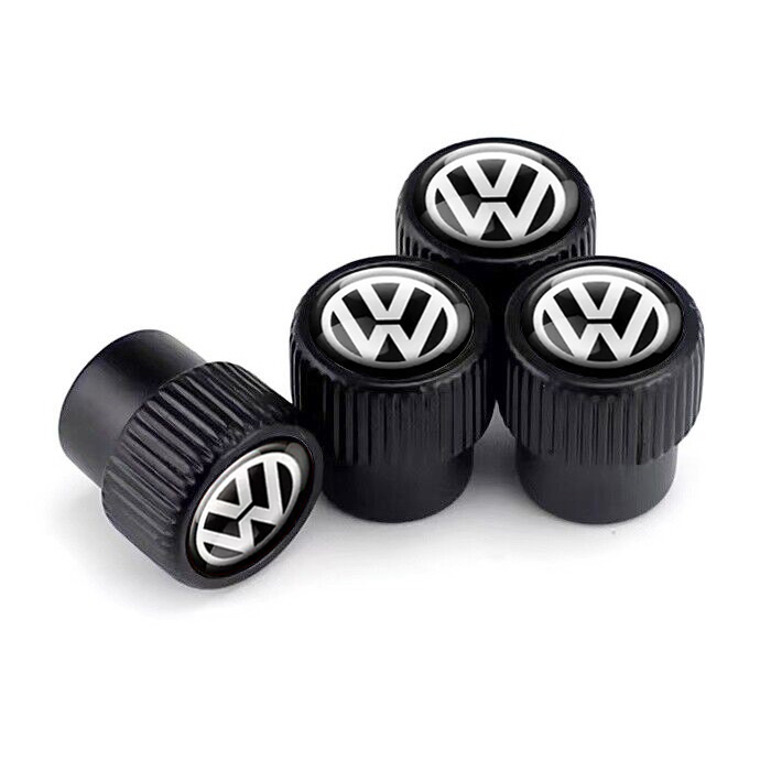 Набір ковпачків на ніпель SUNROZ Caps для автомобіля Volkswagen Premium Style 4 шт. Black (A67592) Набір ковпачків на ніпель SUNROZ Caps для автомобіля Volkswagen Premium Style 4 шт. Black (A67592)