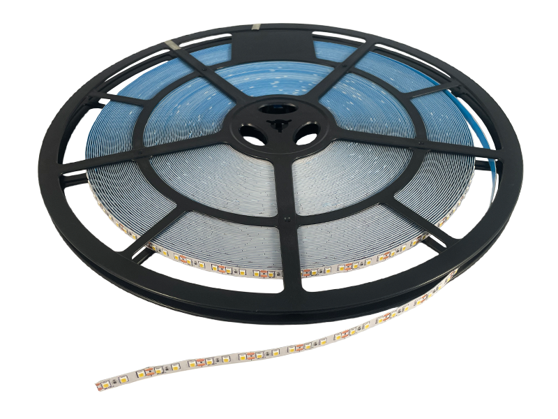 Светодиодная лента LEDUA 1 м SMD2835 120 LED 12В 9.6Вт/м IP20 3000К теплый белый (6197)