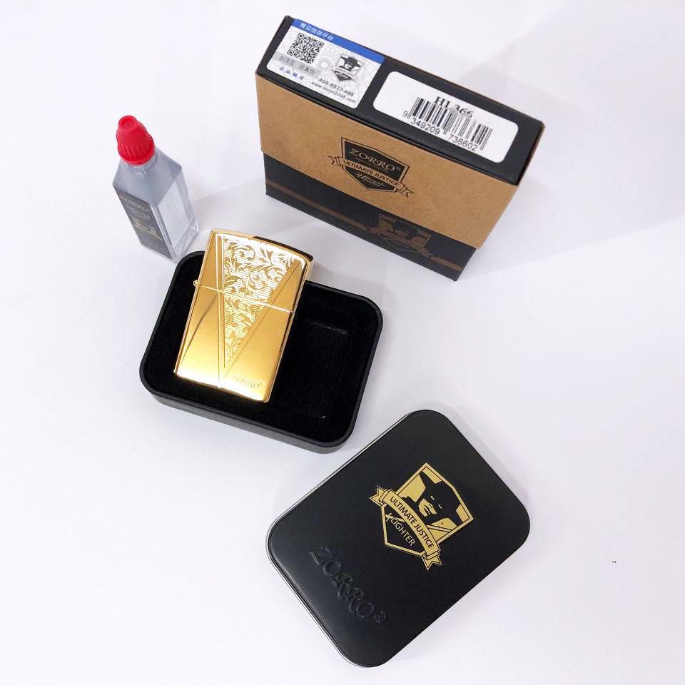 Набор для зажигалки бензиновая Zorro HL-366 Золото (310841) - фото 4 Набор для зажигалки бензиновая Zorro HL-366 Золото (310841) - фото 4