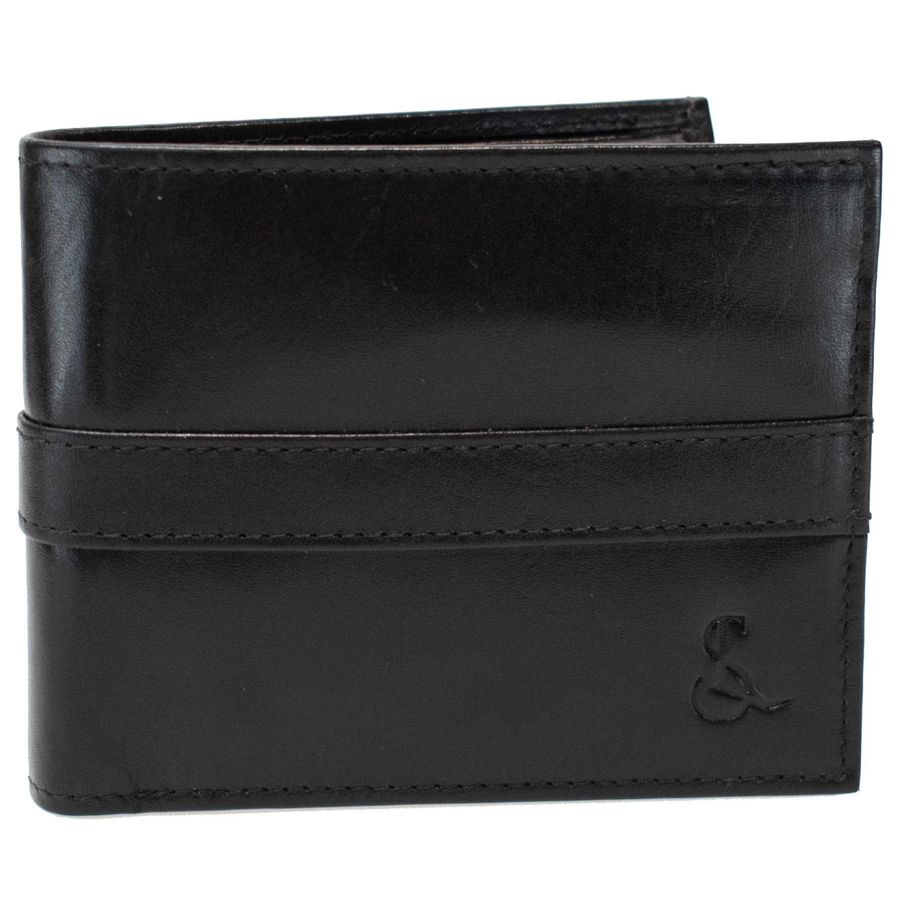 Портмоне чоловіче шкіряне SEMI LINE RFID Black (P8265-0)