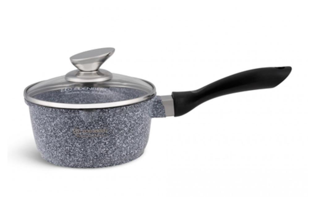 Ківш з кришкою Edenberg EB-8043 з мармуровим покриттям 1,3 л 16 см (EB-8043)