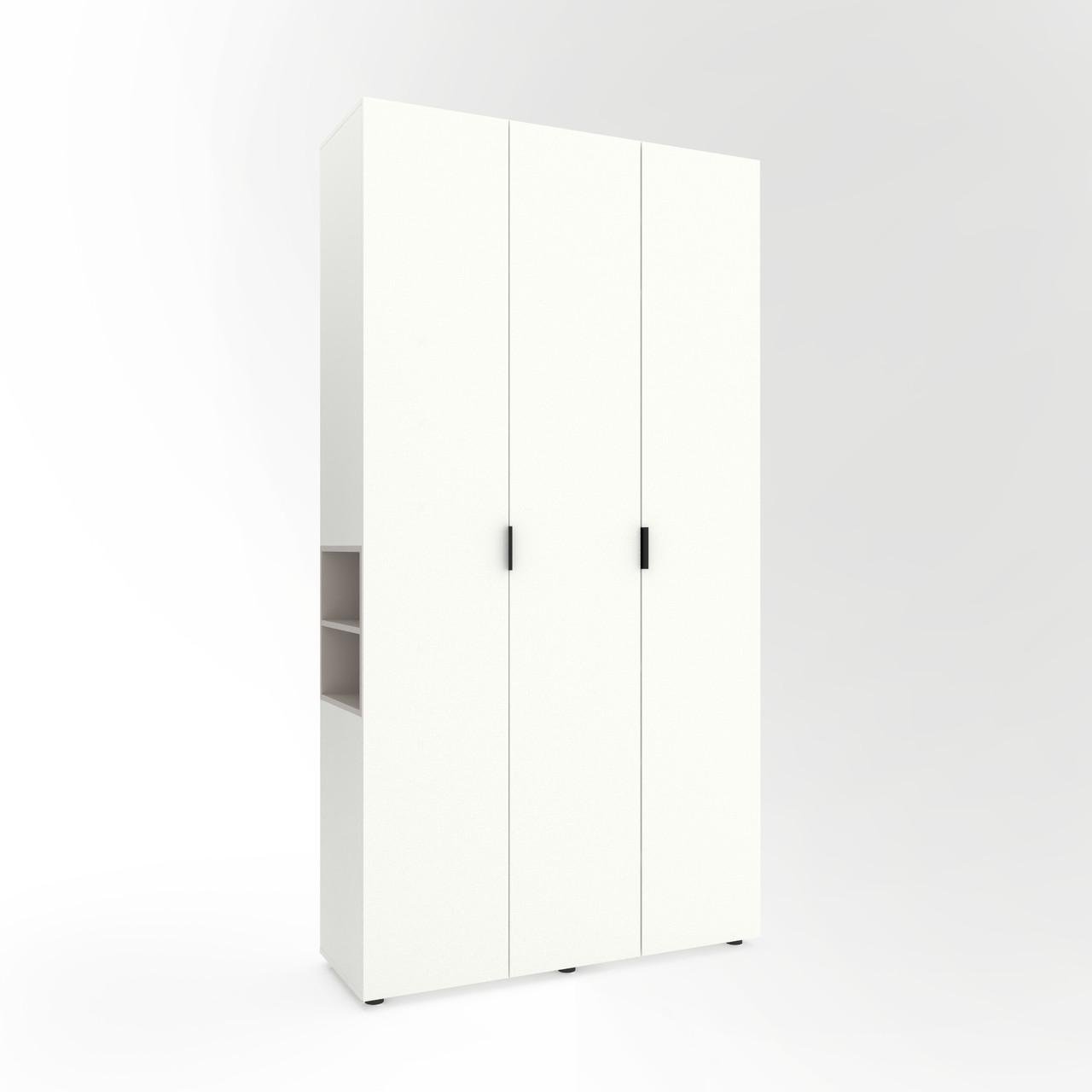 Шафа Metkas Home A015L ЛДСП 1200x420x2300 мм Білий Сніг/Кашемір - фото 2 Шафа Metkas Home A015L ЛДСП 1200x420x2300 мм Білий Сніг/Кашемір - фото 2