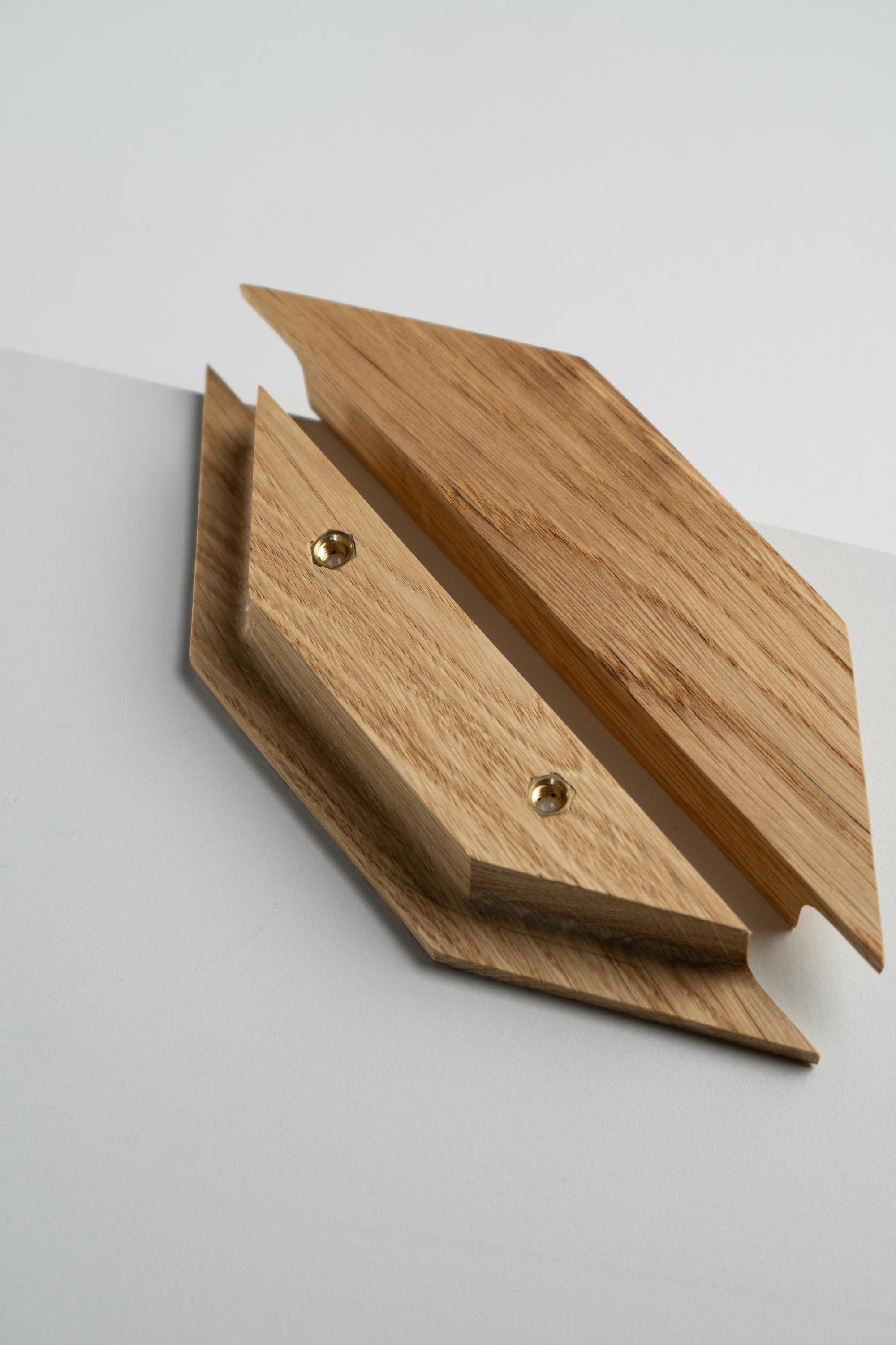 Меблева ручка DIAMOND із дерева комплект 183 мм - фото 5 Меблева ручка DIAMOND із дерева комплект 183 мм - фото 5