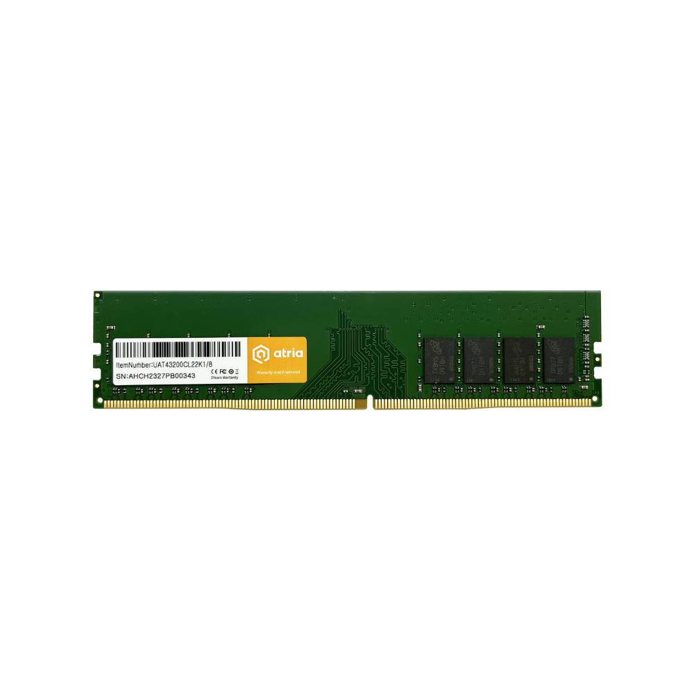 Оперативная память для ПК ATRIA UAT43200CL22K1/8 DDR4 8 Гб 3200 МГц (579624)