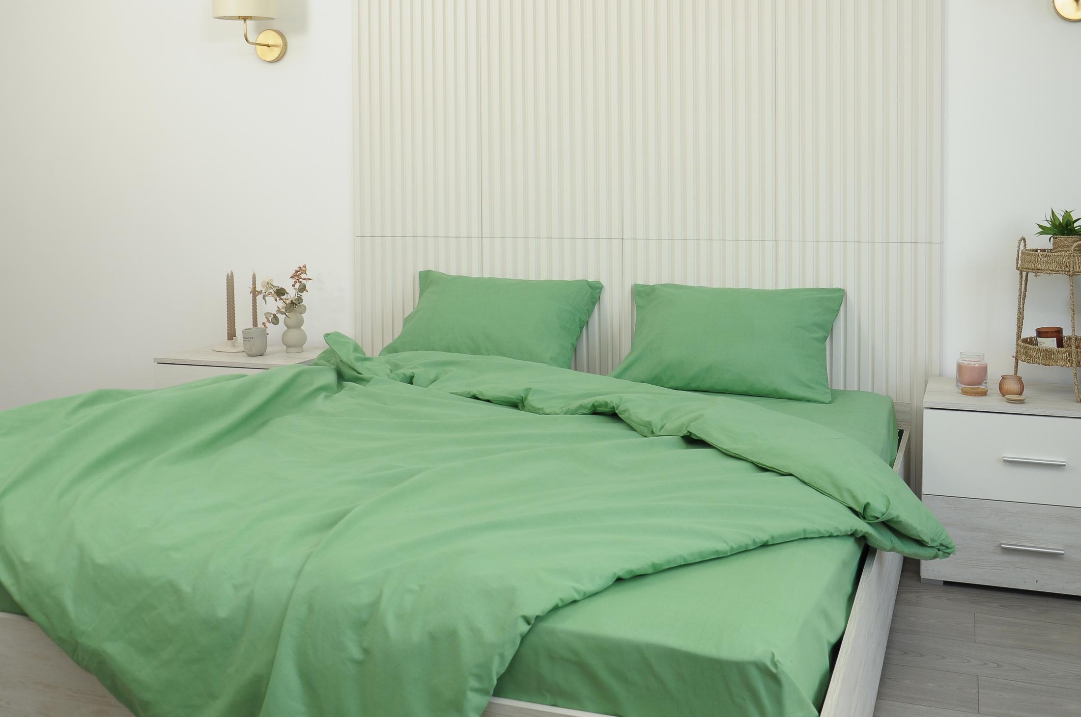 Комплект постельного белья евро Amore Glux-1052 бязь Фисташковый (KPB-Ae-Glux-1052(70x70)_) - фото 4 Комплект постельного белья евро Amore Glux-1052 бязь Фисташковый (KPB-Ae-Glux-1052(70x70)_) - фото 4