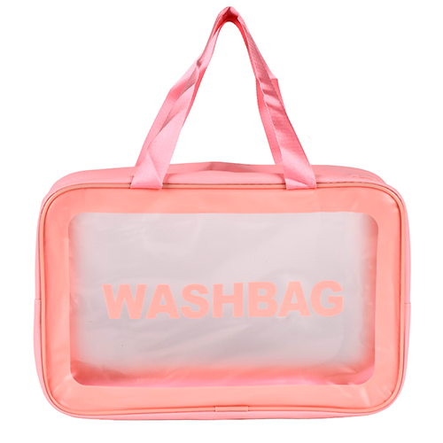 Косметичка дорожная Washbag ПУ 30×21×10.5 см Pink (R91535-M)