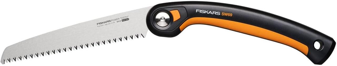 Пилка складная Fiskars Plus SW69 из нержавеющей стали с тройной заточкой лезвия 21 см (2564409489)