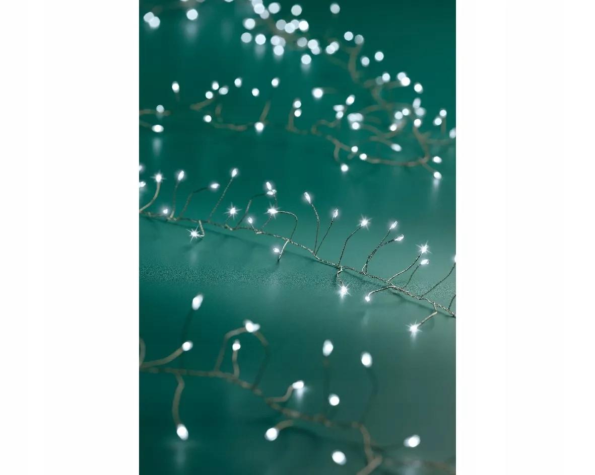 Гірлянда-нитка Роса мішура USB з пультом 3 м 150LED Холодний білий (1000-RV341W) - фото 2