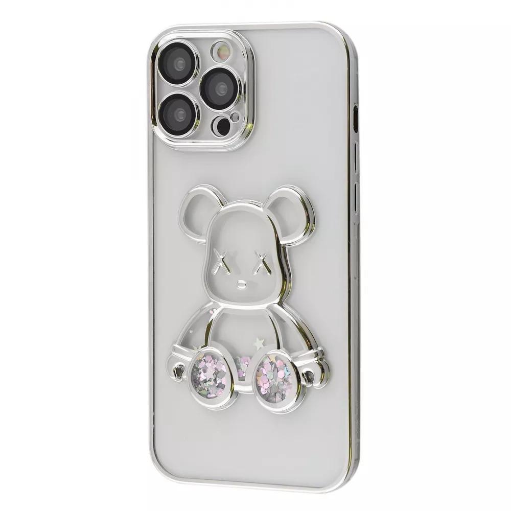 Чехол для телефона PRC Shining Bear Case iPhone 14 Pro Silver Чехол для телефона PRC Shining Bear Case iPhone 14 Pro Silver