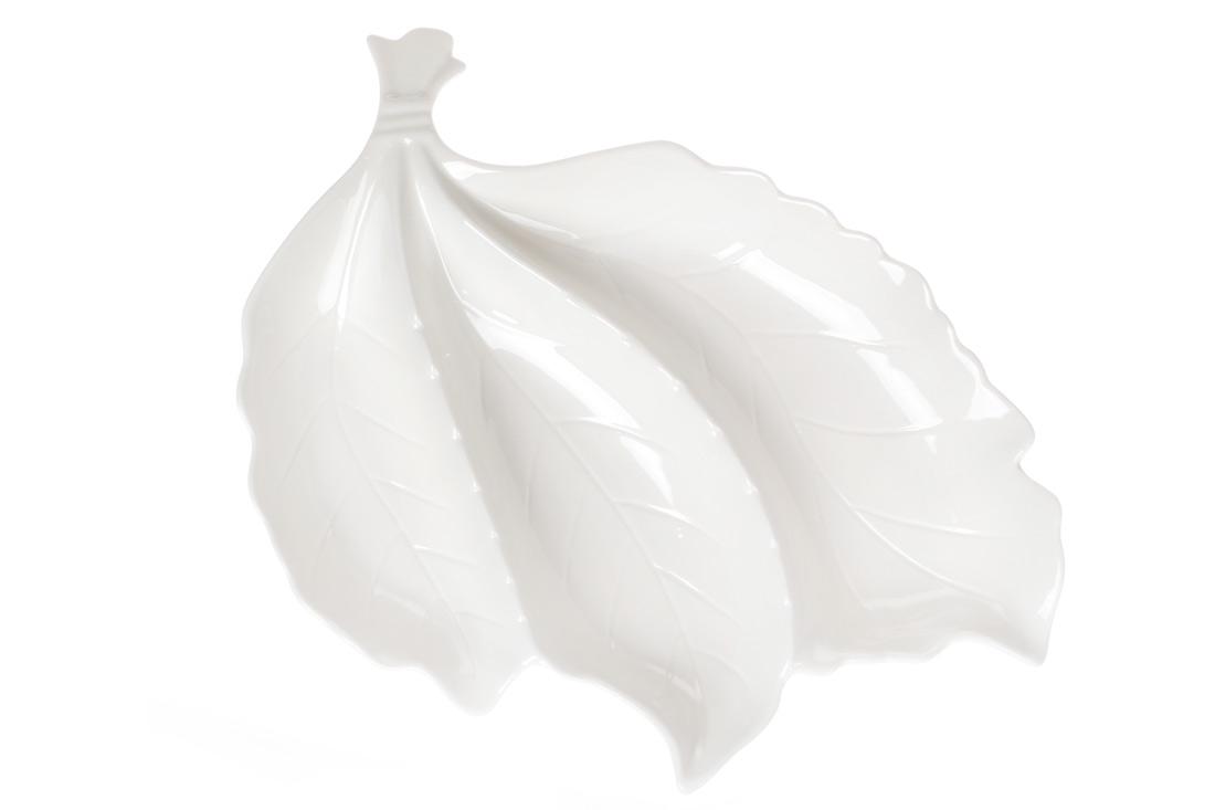 Менажница фарфоровая BonaDi Осенний букет 30,5 см 4 шт. (988-185)